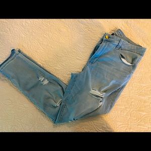 American Eagle Distressed skinny jeans